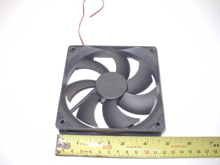 12cm X 12cm (Aprox 4 5/8in X 4 5/8in X 1in) 12 Volt Plastic Fan (Item #001) $6.99